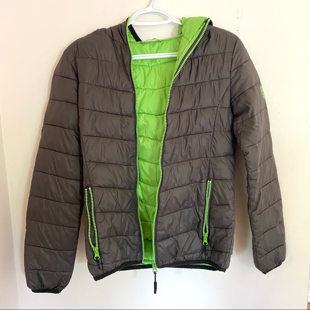 Alife & Kickin Puffer Jacket Size XS